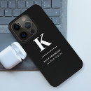 Search for black monogram cases Minimalist