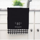 Search for black and white gingham tea towels Plaid