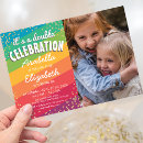 Search for double rainbow invitations Boy girl