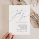 Search for nontraditional invitations Classic elopement reception