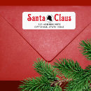 Search for official return address labels North pole