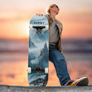 Search for mountain landscape skateboards Watercolor