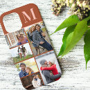 Search for burnt orange iphone cases Monogram initial