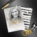 Search for gold brush stroke invitations Black and gold