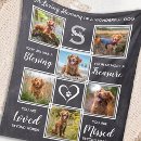 Search for memorial blankets Keepsake