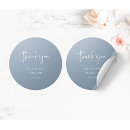 Search for baby shower blue thank you stickers Elegant