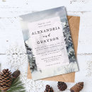 Search for snowy wedding invitations Mountain