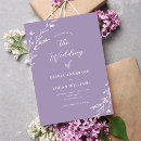 Search for rustic lavender wedding invitations Elegant