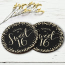 Search for gold confetti coasters Black and gold