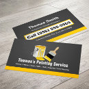 Search for paint brush business cards Decorator