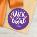 Search for trick treat stickers Halloween