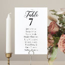 Search for elegant table cards Minimalist
