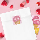 Search for valentine square stickers Cute