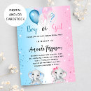 Search for pink and blue baby shower invitations Cute