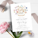 Search for pink blue flowers baby shower invitations Watercolor floral