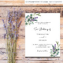 Search for violet wedding invitations Eucalyptus