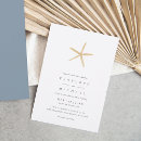 Search for elegant nautical wedding invitations Starfish