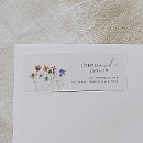 Search for with flowers return address labels Bride
