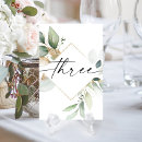 Search for number three Table numbers