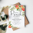 Search for sweet as a peach invitations For her