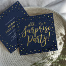 Search for surprise 90th birthday invitations Gold