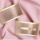 Search for rose gold metal business cards Boss