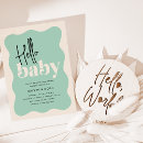 Search for mint baby shower invitations Simple