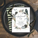 Search for gothic engagement party invitations Raven