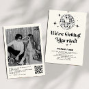 Search for 1970s wedding invitations Qr code