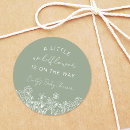 Search for floral wrapping stickers Baby in bloom