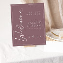 Search for purple wedding signs Minimalist