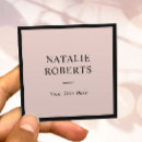 Search for pink and black business cards Makeup artist