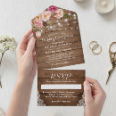 Search for rustic wood string lights invitations Barn