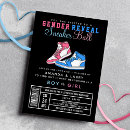 Search for sneaker party invitations Pink or blue