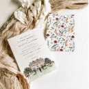 Search for english garden wedding invitations Chateau villa