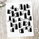 Search for black felines postcards Cute