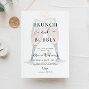 Search for champagne brunch bridal shower invitations Watercolor