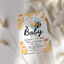 Search for bumble bee baby shower invitations Summer