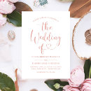 Search for rose gold invitations Calligraphy script