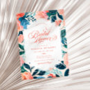 Search for bright floral bridal shower invitations Elegant