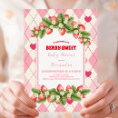 Search for berry sweet baby shower invitations Strawberry