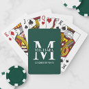 Search for best man playing cards Initial