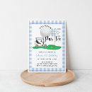 Search for hole in one birthday invitations Boy