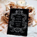Search for vintage gothic wedding invitations Moody
