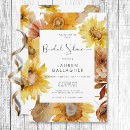 Search for sunflower bridal shower invitations Bride to be