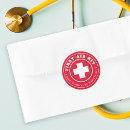 Search for first aid stickers Red cross