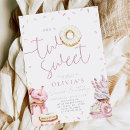 Search for two sweet donut birthday invitations 2nd