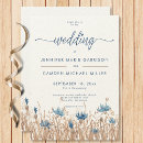 Search for cornflower wedding invitations Watercolor