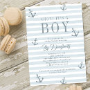 Search for anchor baby boy shower invitations Elegant