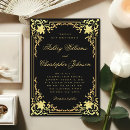 Search for golden wedding invitations Vintage